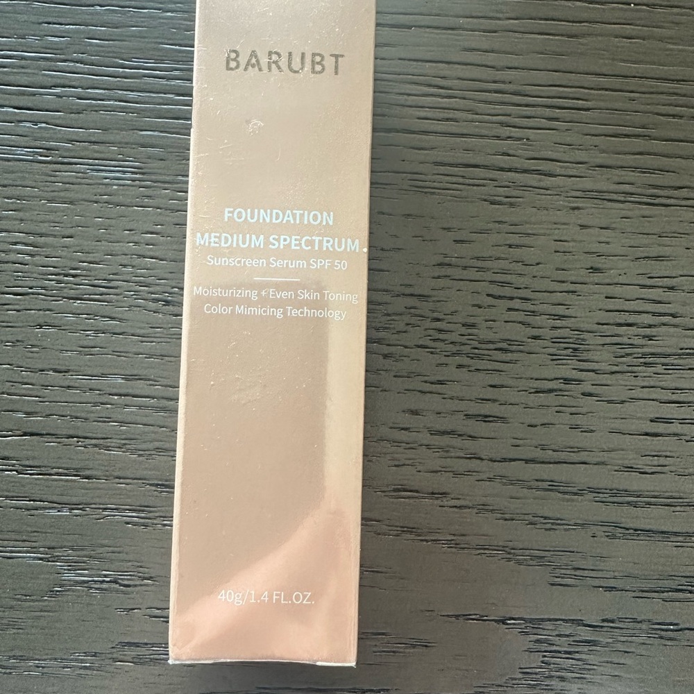 Barubt Cream Foundation for Flawless Coverage NIB Manufacturer Sealed.